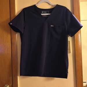 Figs Catarina purple jam scrub top